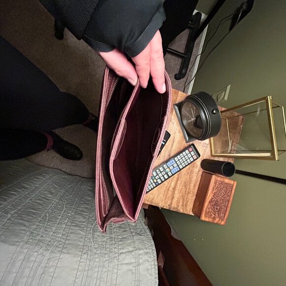 Madewell Transport Saddlebag Crossbody Dark Caberet - Picture 8 of 8